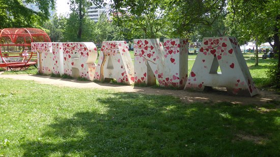 i love tirana rinia park