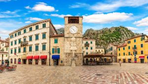Kotor Old Town Clock Tower panorama Montenegro e1638795981939